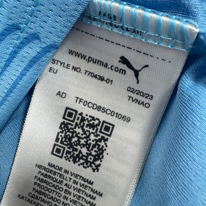 Manchester City 2023/2024 Home Long Sleeve Football Shirt Small