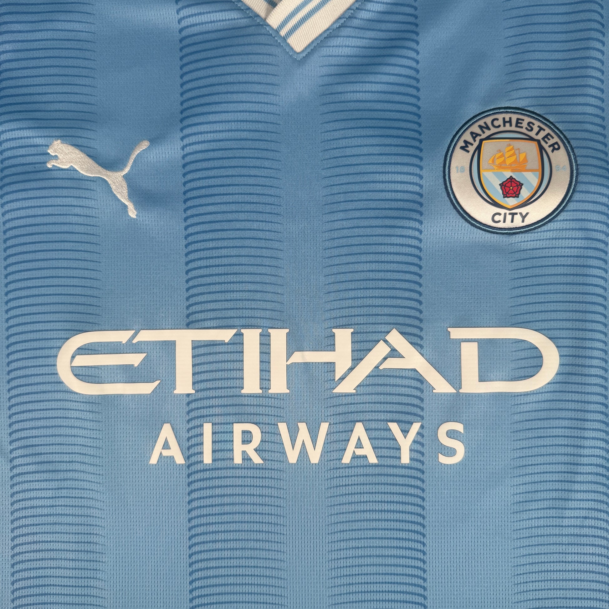 Manchester City 2023/2024 Home Football Shirt Small – Football Shirt Kingdom