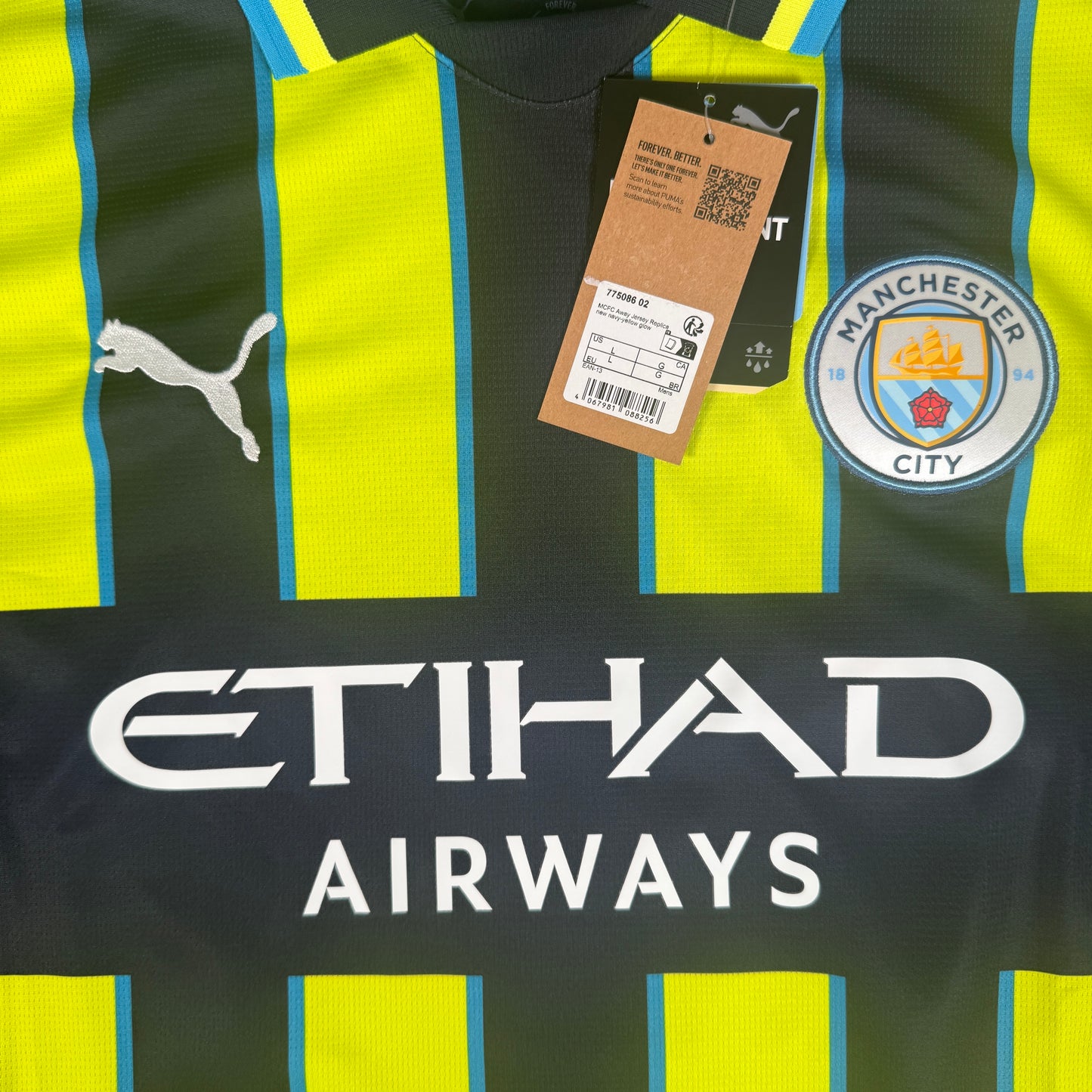 FODEN 47 Manchester City 2024/2025 Away Football Shirt Large BNWT – Football Shirt Kingdom