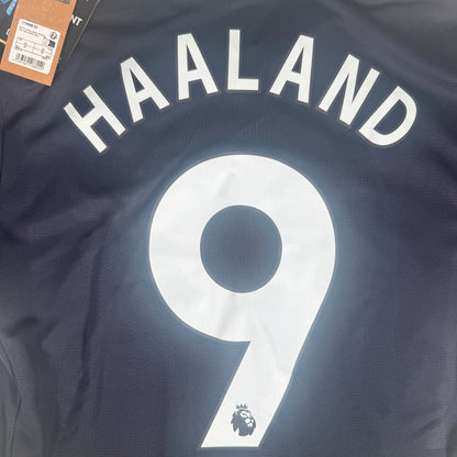 HAALAND 9 Manchester City 2024/2025 Away Football Shirt Medium BNWT — back close-up