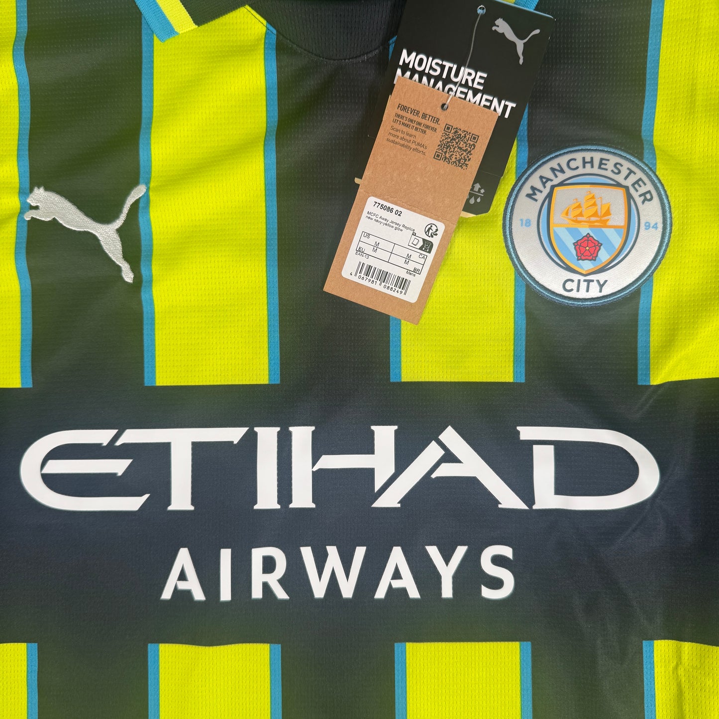 HAALAND 9 Manchester City 2024/2025 Away Football Shirt Medium BNWT – Football Shirt Kingdom