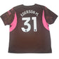 Ederson 31 Manchester City 2024/2025 Goalkeeper Football Shirt 3XL