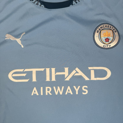 Manchester City 2024/2025 Home Football Shirt 3XL — front close-up