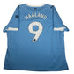 Haaland 9 Manchester City 2025/2026 Home Football Shirt 3XL