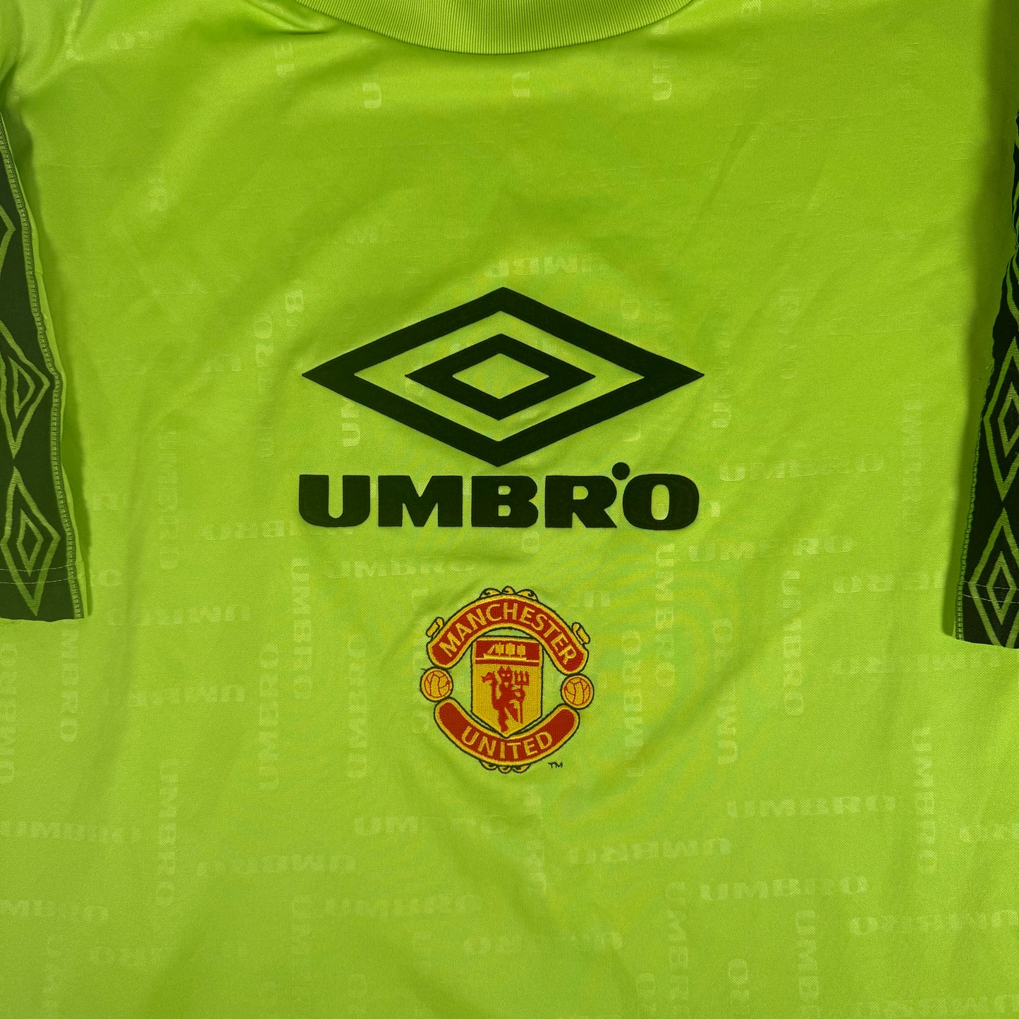 Manchester United 1994/1995/1996 Training Football Shirt XL – Football Shirt Kingdom