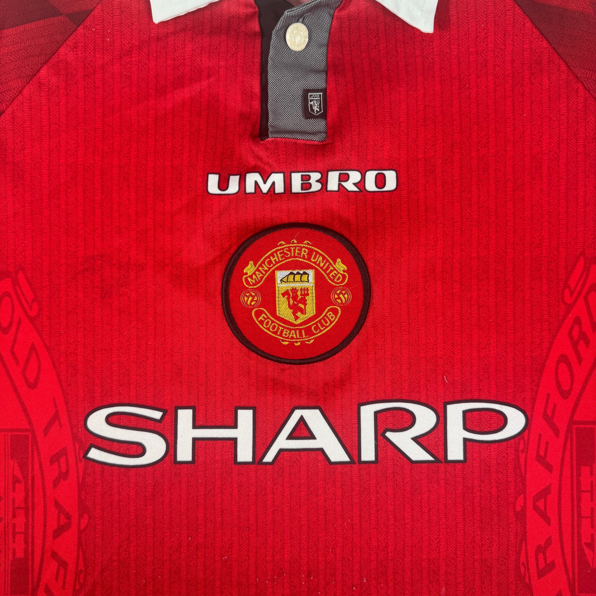 Manchester United 1996/1997/1998 Home Football Shirt 2XL – Football Shirt Kingdom