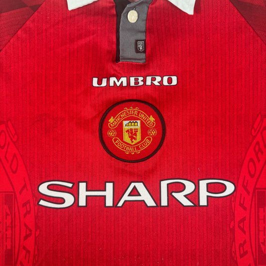 Manchester United 1996/1997/1998 Home Football Shirt 2XL – Football Shirt Kingdom