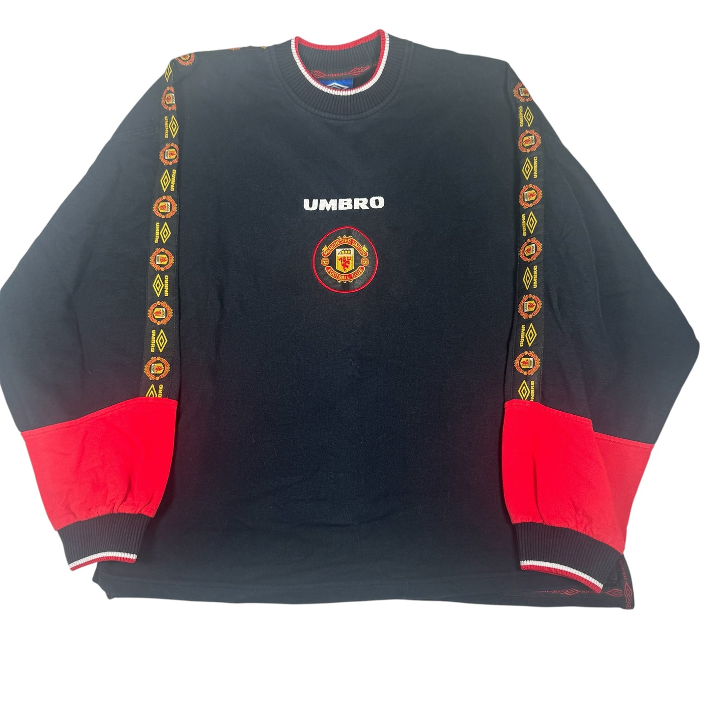 Manchester United 1996/1997 Training Sweatshirt Large – Football Shirt Kingdom