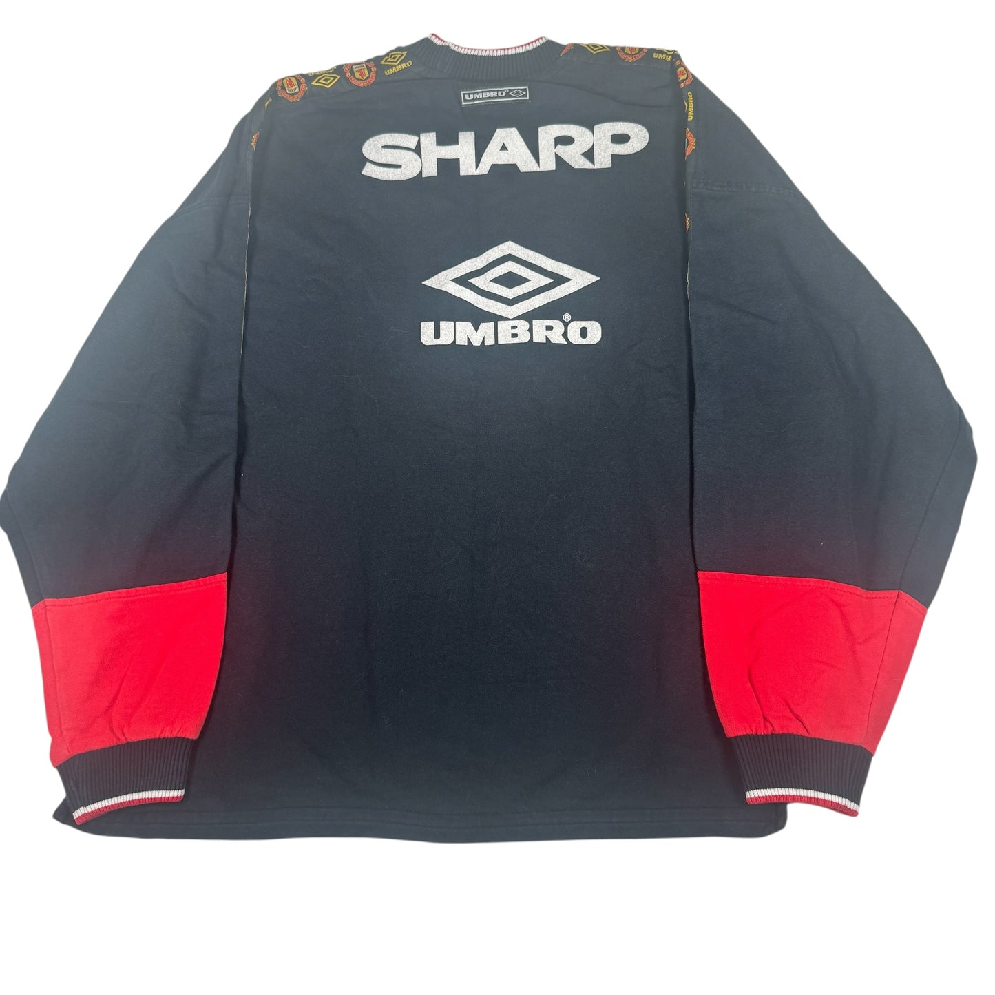 Manchester United 1996/1997 Training Sweatshirt Large – Football Shirt Kingdom