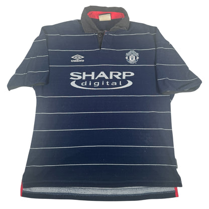 Manchester United 1999/2000 Away Football Shirt Large — full front view