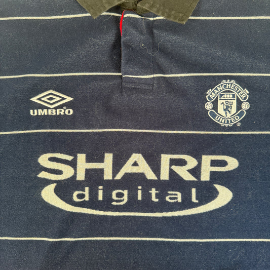 Manchester United 1999/2000 Away Football Shirt XL – Football Shirt Kingdom
