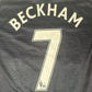 Beckham 7 Manchester United 2000/2001 Third Football Shirt Medium