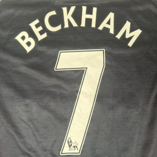 Beckham 7 Manchester United 2000/2001 Third Football Shirt Medium