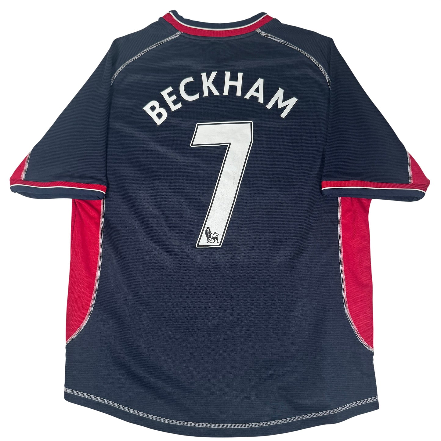 Beckham 7 Manchester United 2000/2001 Third Football Shirt Medium