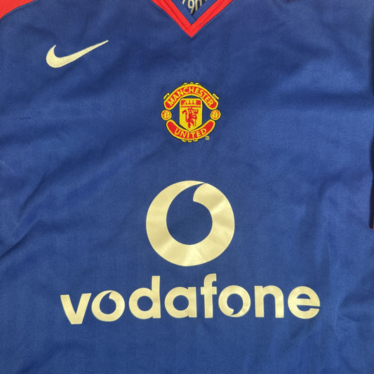 Manchester United 2005/2006 Away Football Shirt Large