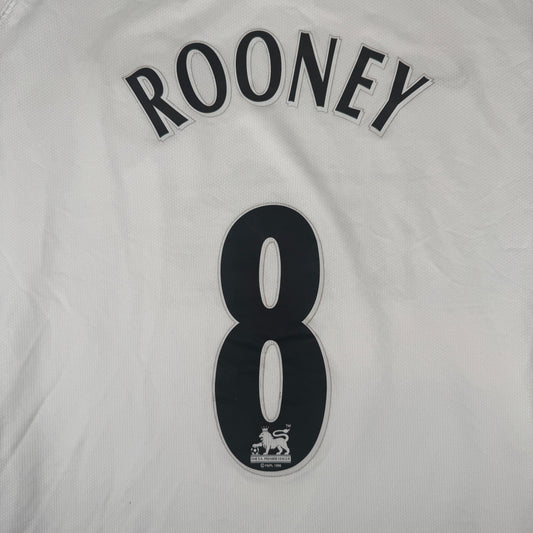 ROONEY 8 Manchester United 2006/2007/2008 Away LongSleeve Football Shirt 2XL XXL – Football Shirt Kingdom