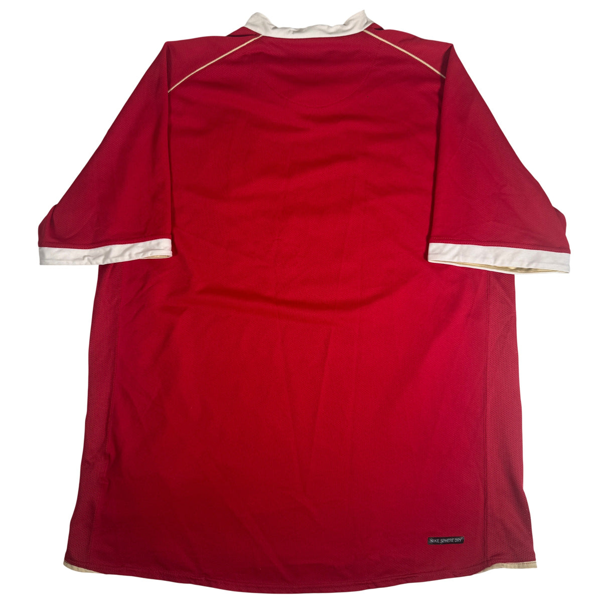 Back of Manchester United 2006/2007 home football shirt, size Large