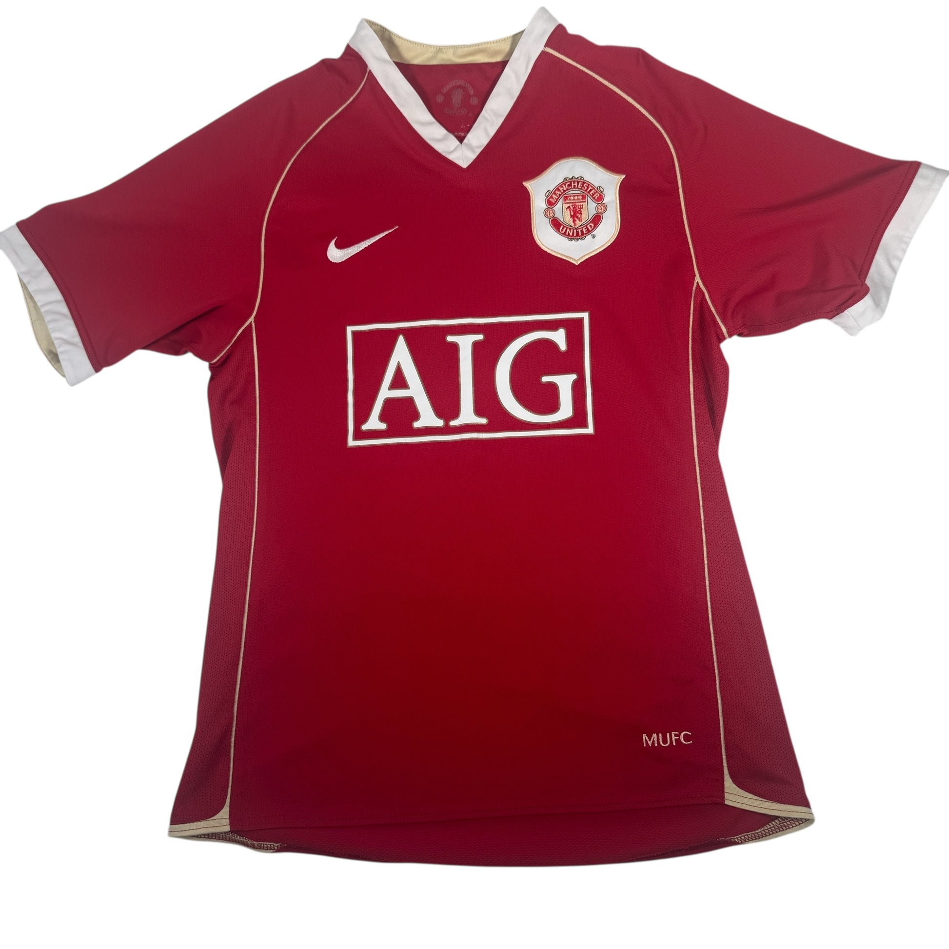 Manchester United 2006/2007 Home Football Shirt Small – Football Shirt Kingdom