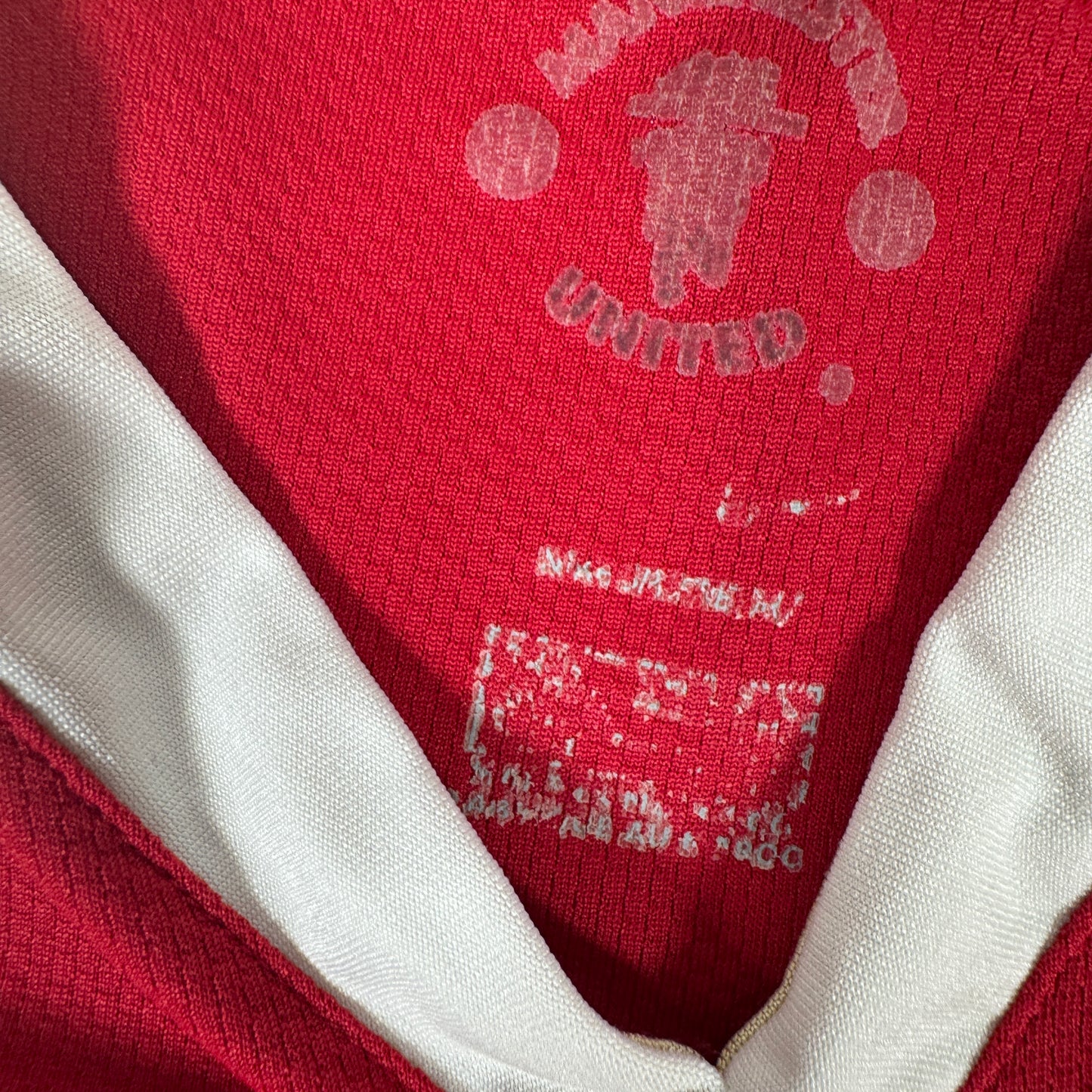 Manchester United 2006/2007 Home Football Shirt Small – Football Shirt Kingdom