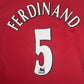 Ferdinand 5 Manchester United 2006/2007 Home Football Shirt XL