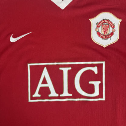 Ferdinand 5 Manchester United 2006/2007 Home Football Shirt XL