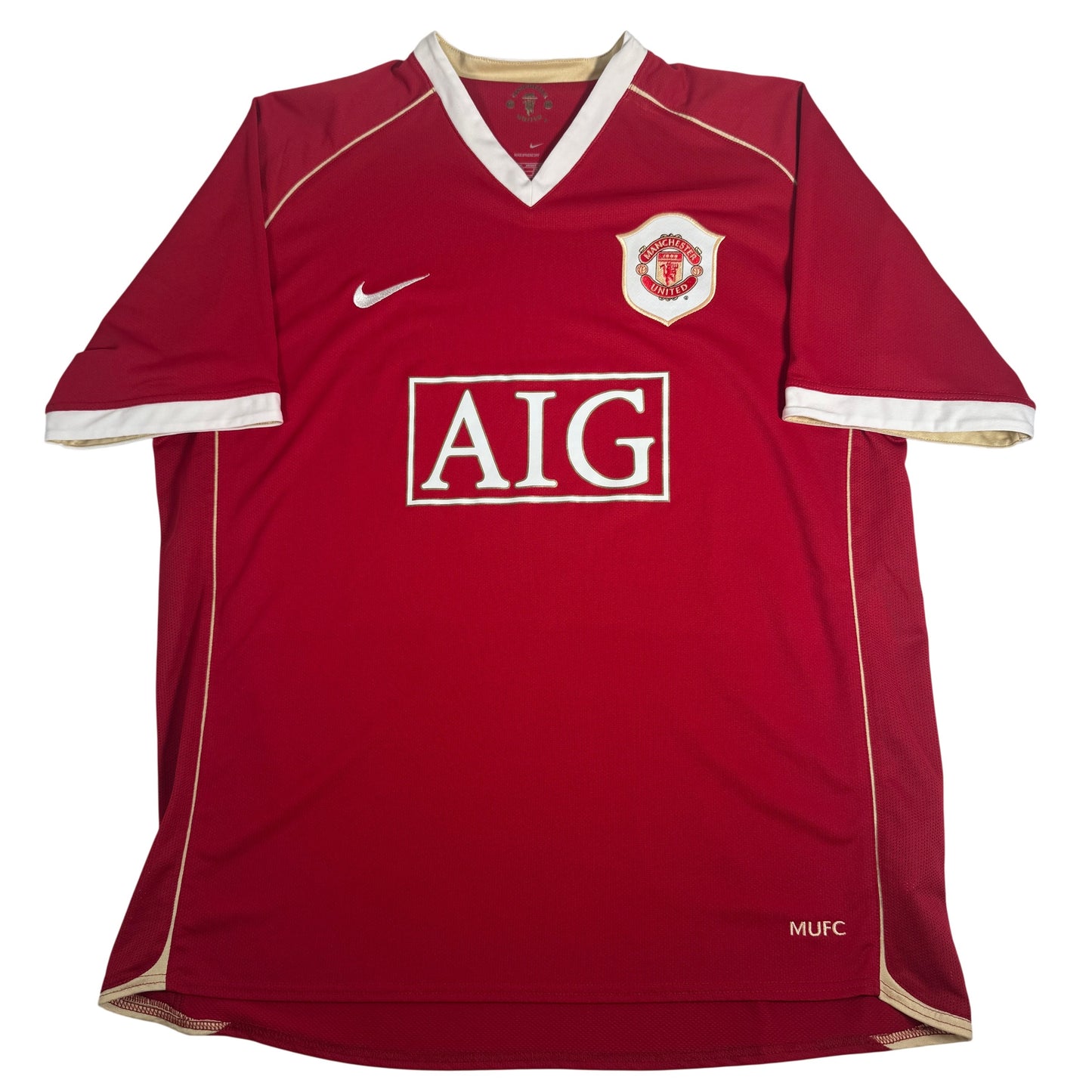 Ferdinand 5 Manchester United 2006/2007 Home Football Shirt XL