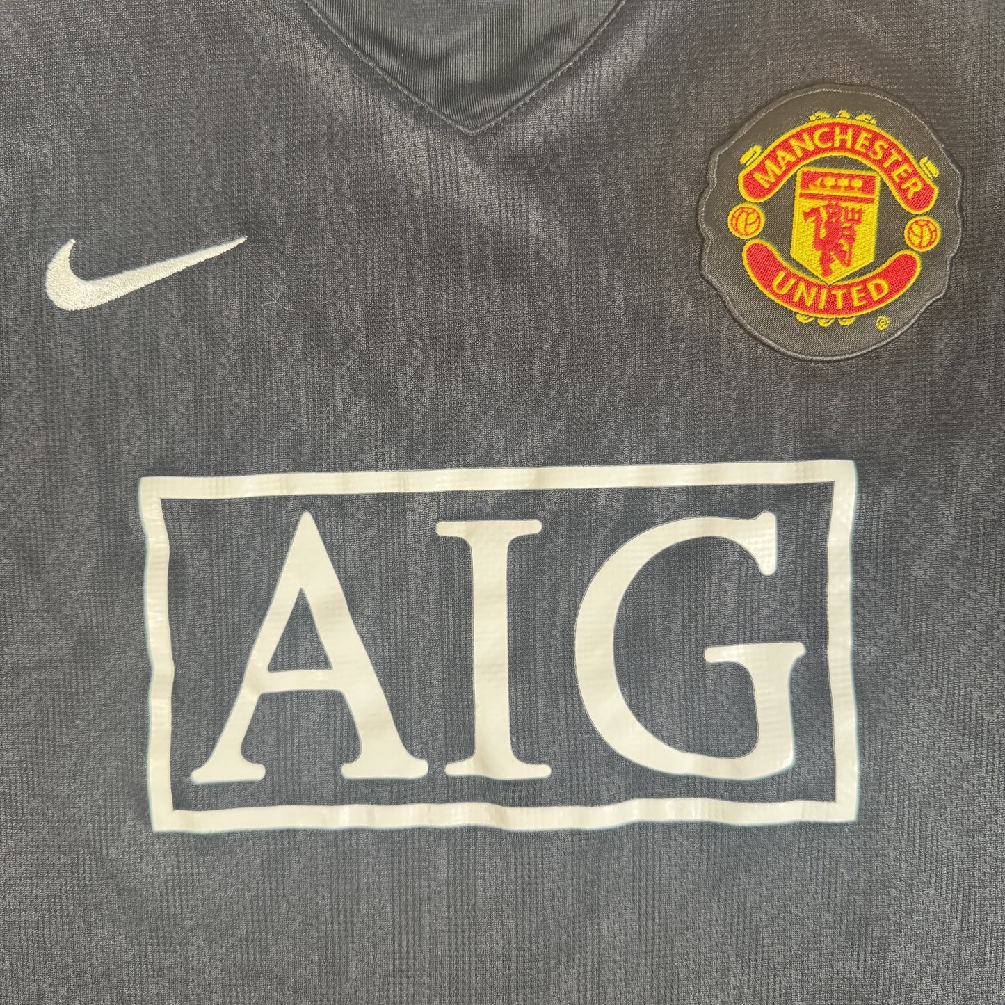 Manchester United 2007/2008 Away Football Shirt Large