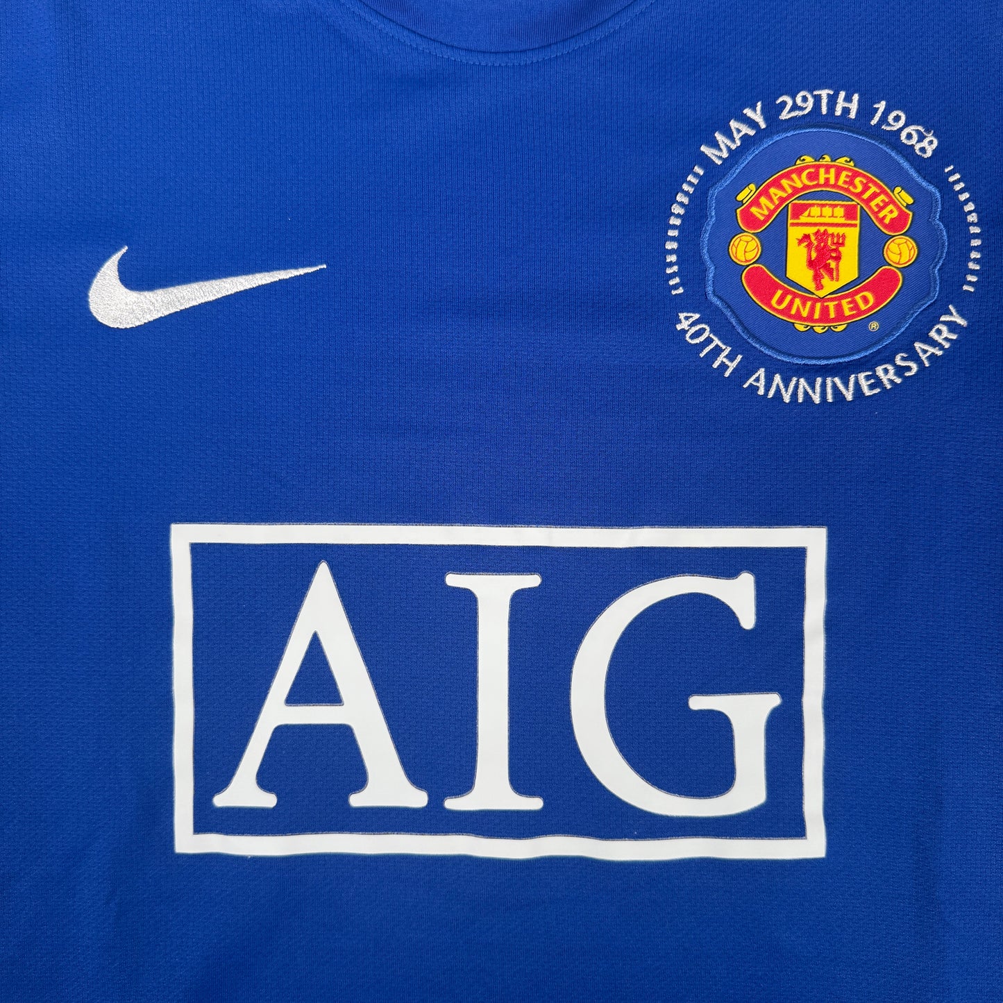 Manchester United 40th Anniversary 2008/2009 Third Football Shirt Medium – Football Shirt Kingdom