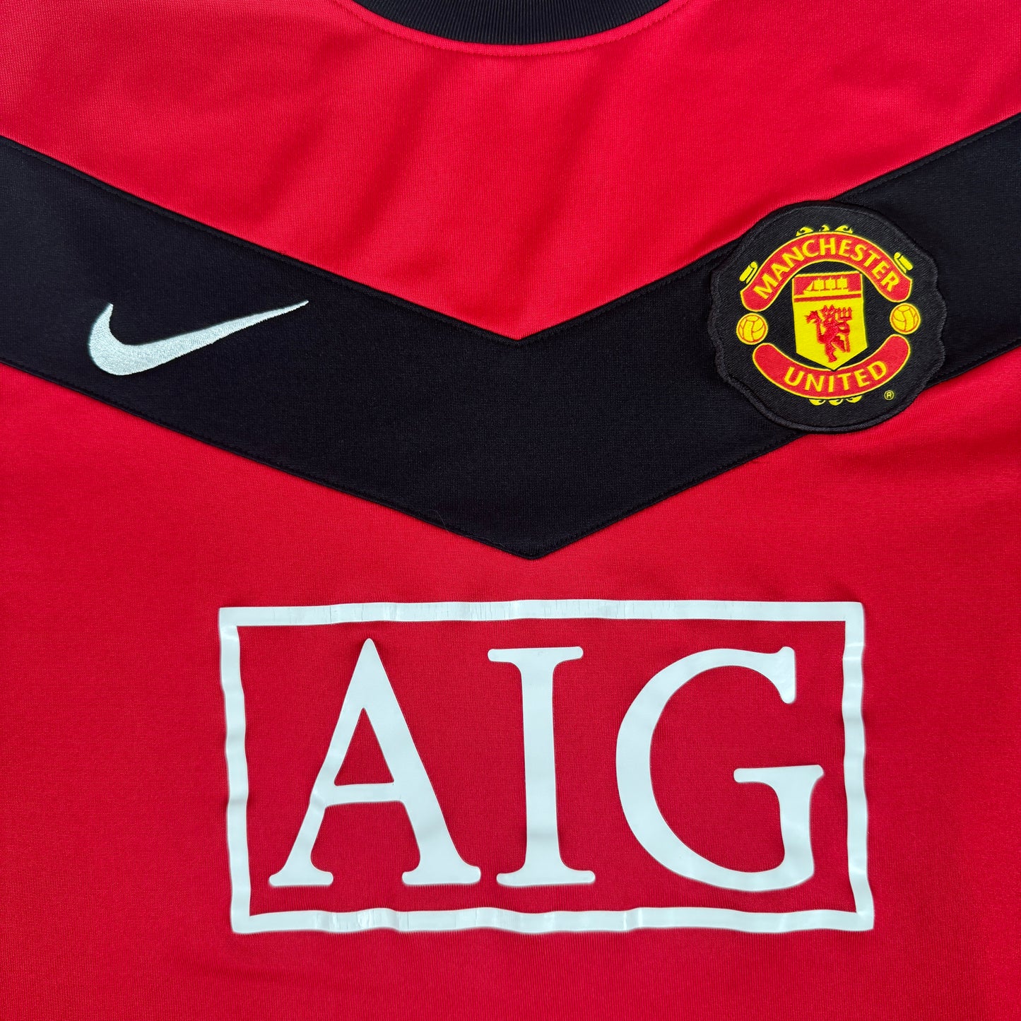 Manchester United 2009/2010 Home Long Sleeve Football Shirt Large – Football Shirt Kingdom