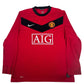 Manchester United 2009/2010 Home Long Sleeve Football Shirt Large – Football Shirt Kingdom