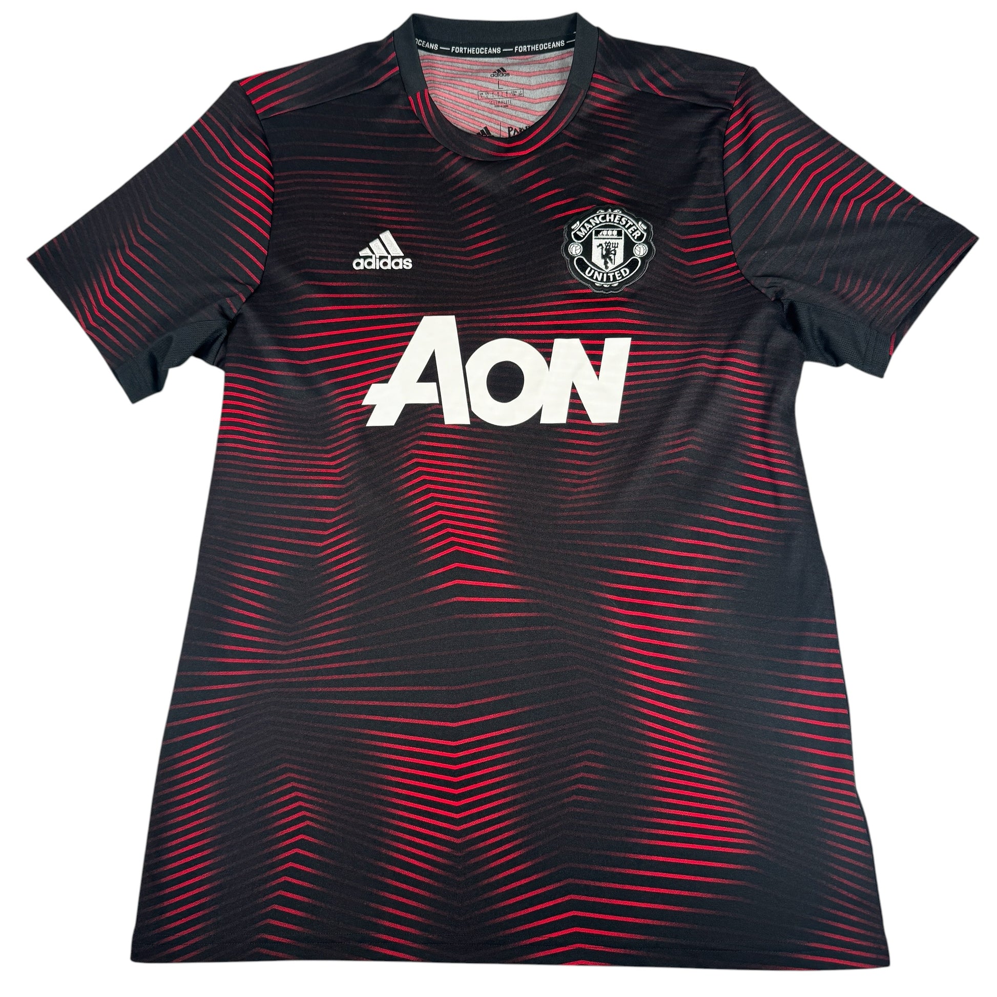 Manchester United 2018/2019 Pre Match Training Football Shirt Large – Football Shirt Kingdom