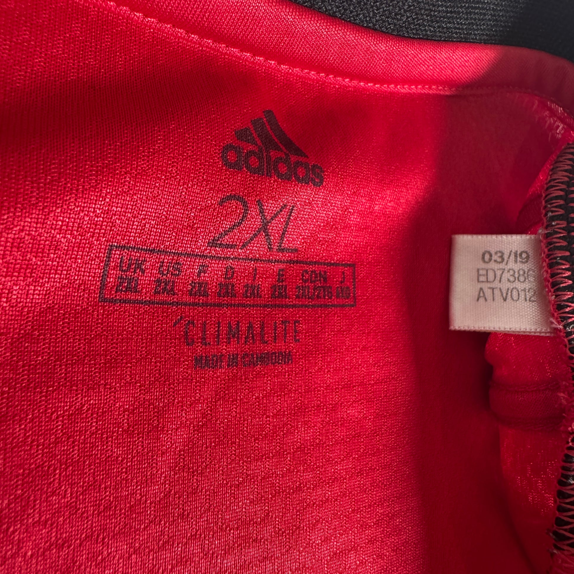 Manchester United 2019/2020 Home Football Shirt 2XL – Football Shirt Kingdom