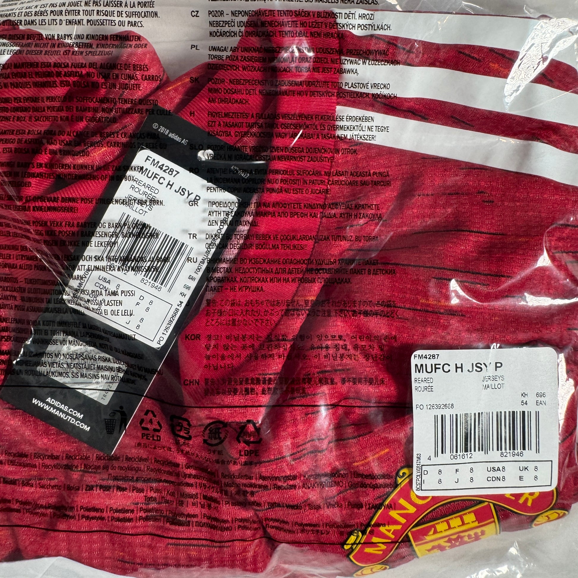 Manchester United 2020/2021 Kitroom Player Issue Home Football Shirt Large BNWT – Football Shirt Kingdom