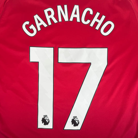 GARNACHO 17 Manchester United 2024/2025 Home Football Shirt XL – Football Shirt Kingdom