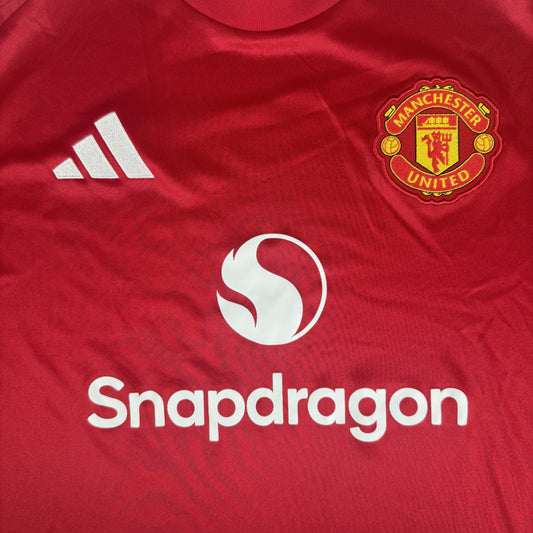Manchester United 2024/2025 Home Long Sleeve Football Shirt XXL