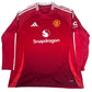 Manchester United 2024/2025 Home Long Sleeve Football Shirt XXL