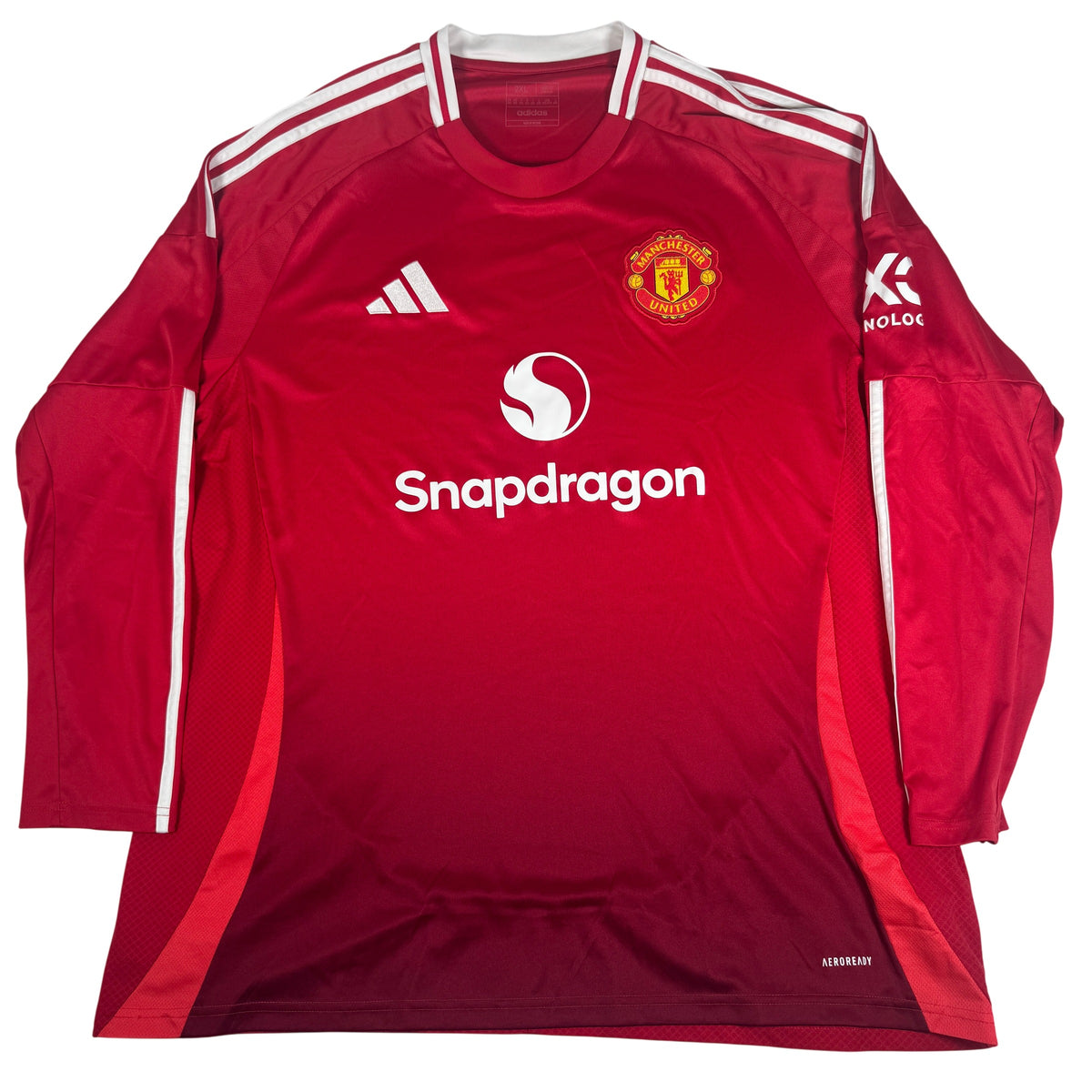 Manchester United 2024/2025 Home Long Sleeve Football Shirt XXL