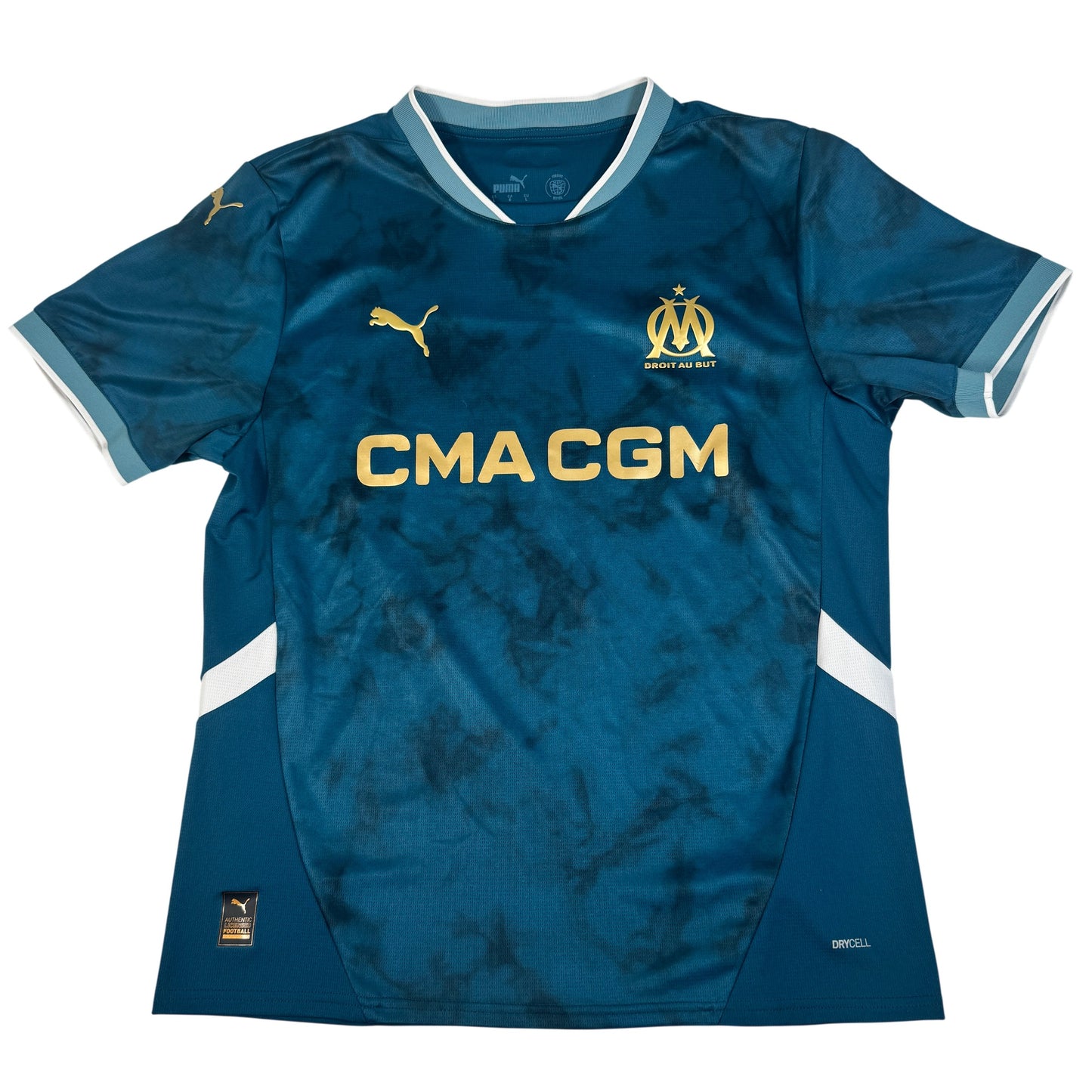 Marseille 2024/2025 Away Football Shirt Large