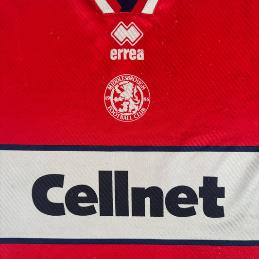 Middlesbrough 1997/1998 Home Football Shirt Medium – Football Shirt Kingdom