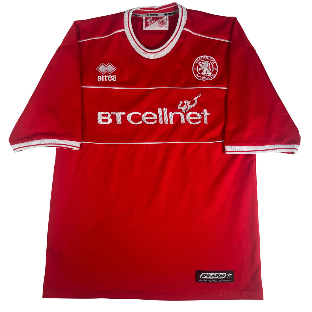 Middlesbrough 2000/2001 Home Football Shirt Small