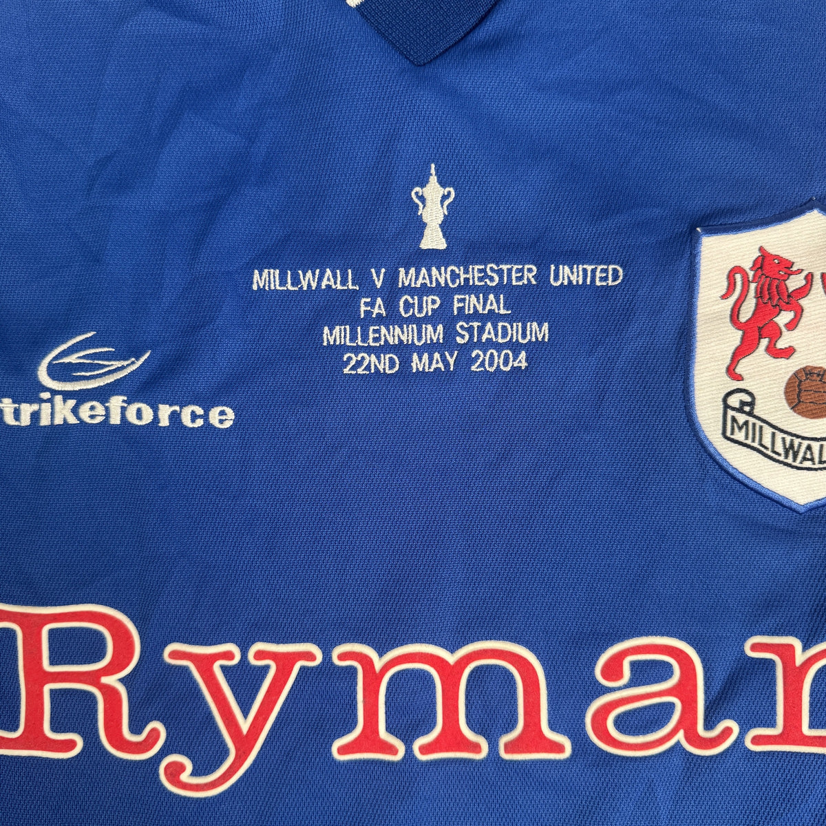 Millwall 2003/2004 Home Football Shirt 3XL