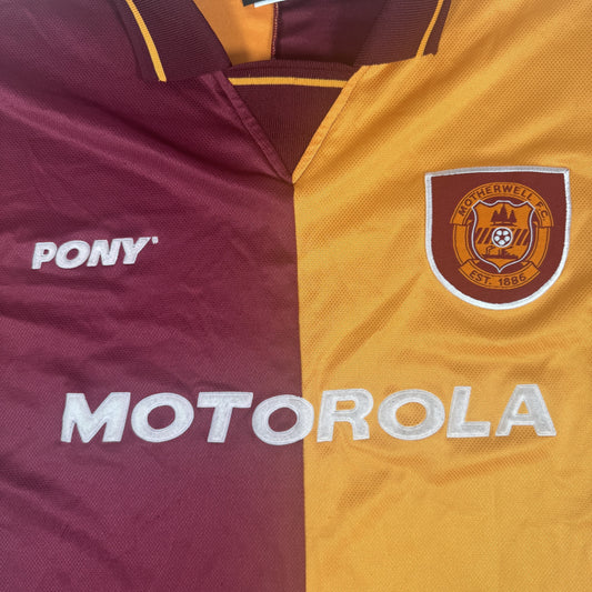 Motherwell 1996/1997/1998 Home Football Shirt Large