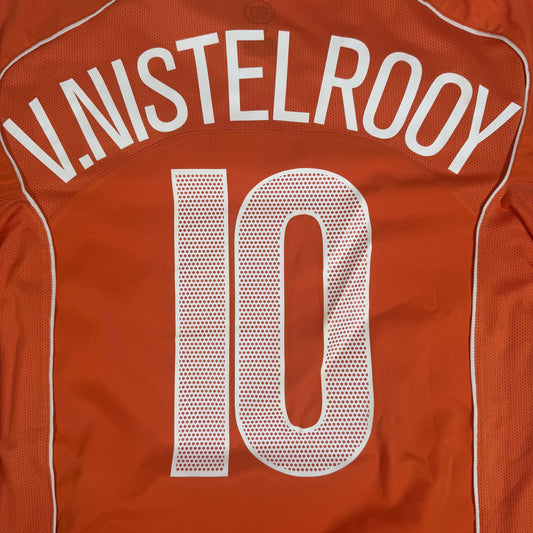 Van Nistelrooy 10 Netherlands 2004/2005/2006 Home Football Shirt XL