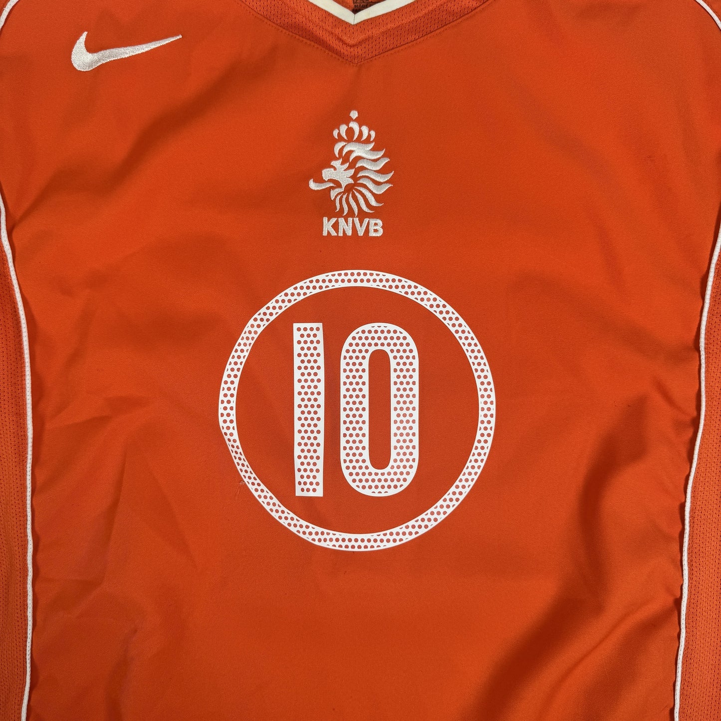 Van Nistelrooy 10 Netherlands 2004/2005/2006 Home Football Shirt XL