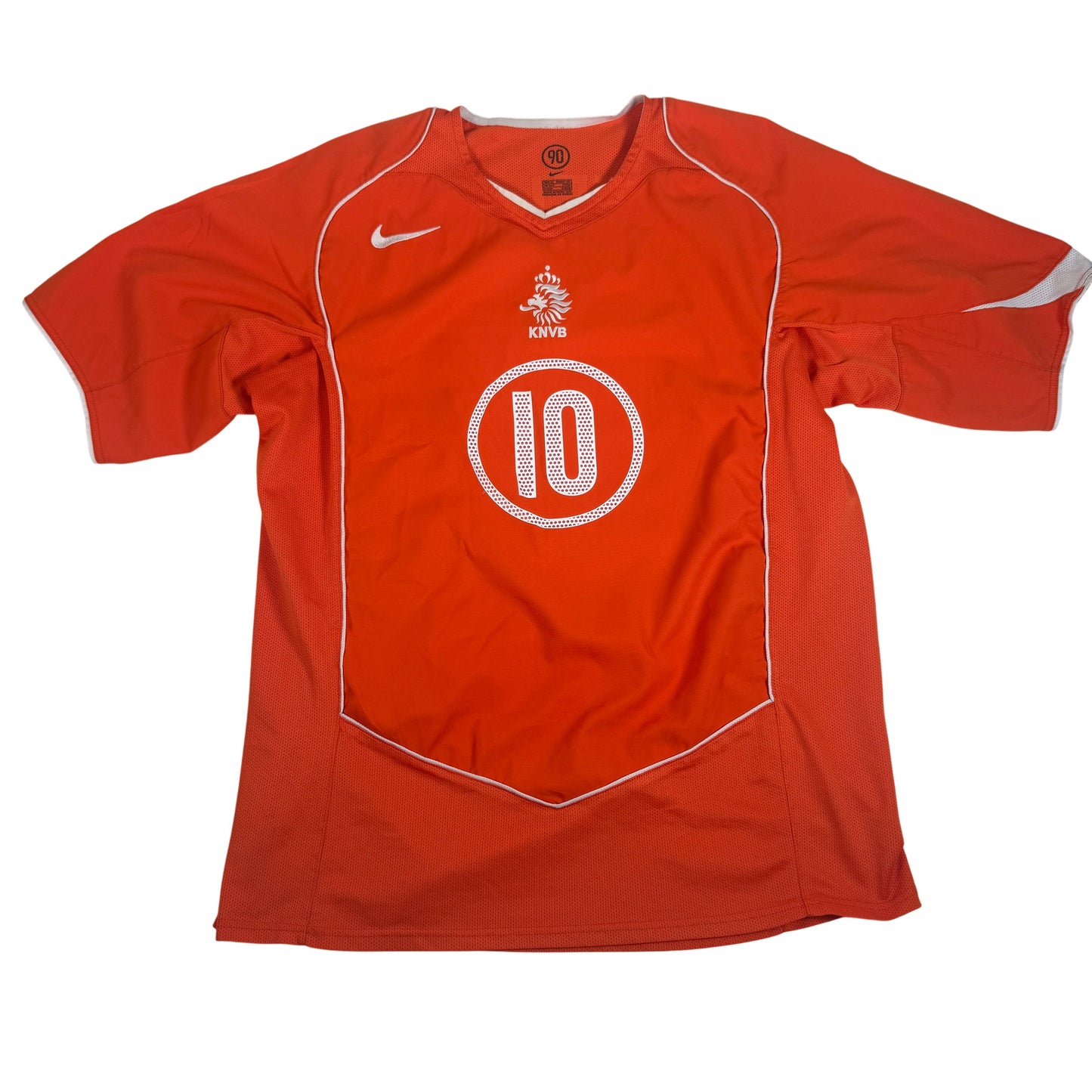 Van Nistelrooy 10 Netherlands 2004/2005/2006 Home Football Shirt XL