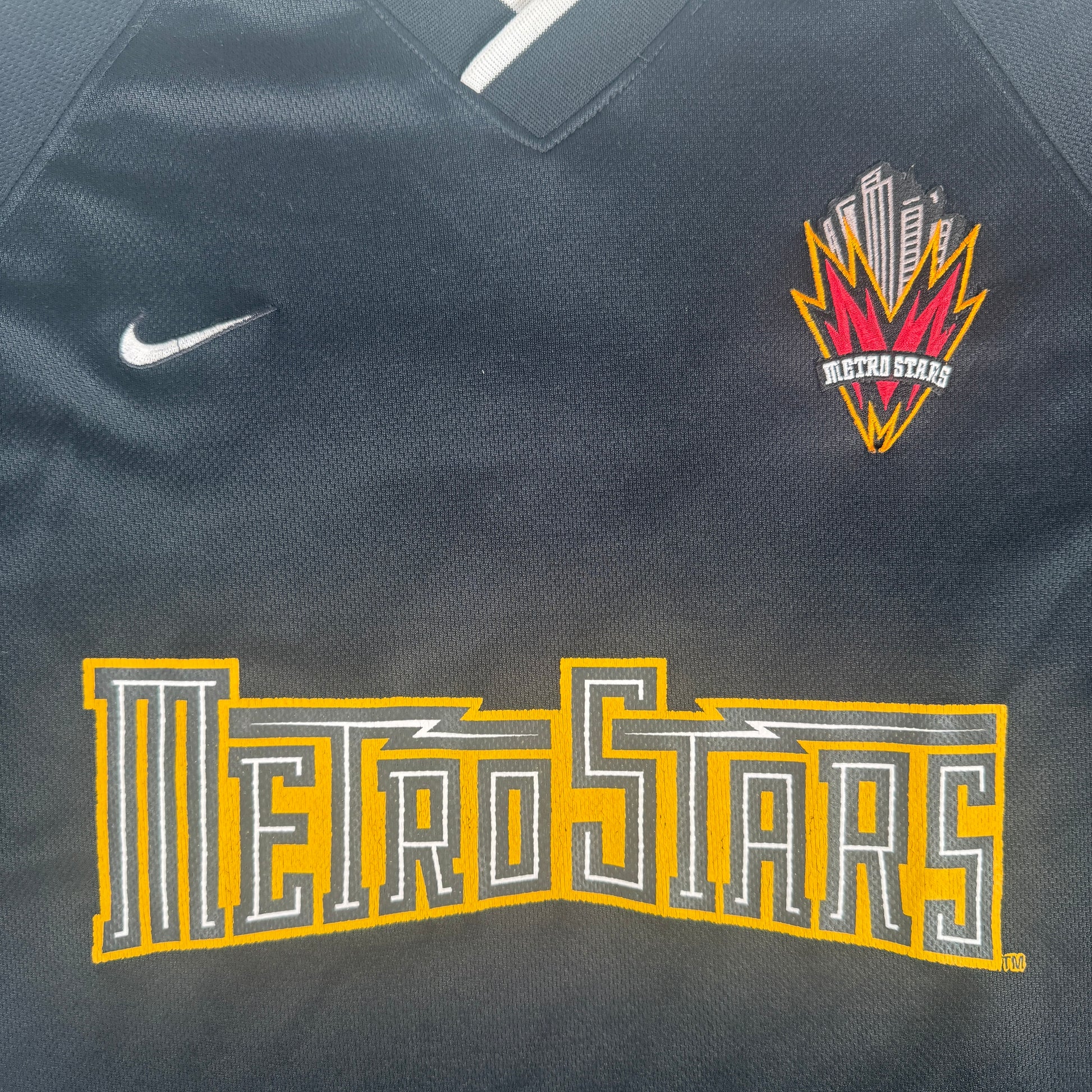 New York Red Bulls/MetroStars 1996/1997/1998 Training Football Shirt XL – Football Shirt Kingdom