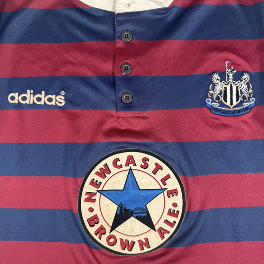 Newcastle United 1995/1996 Away Football Shirt Large