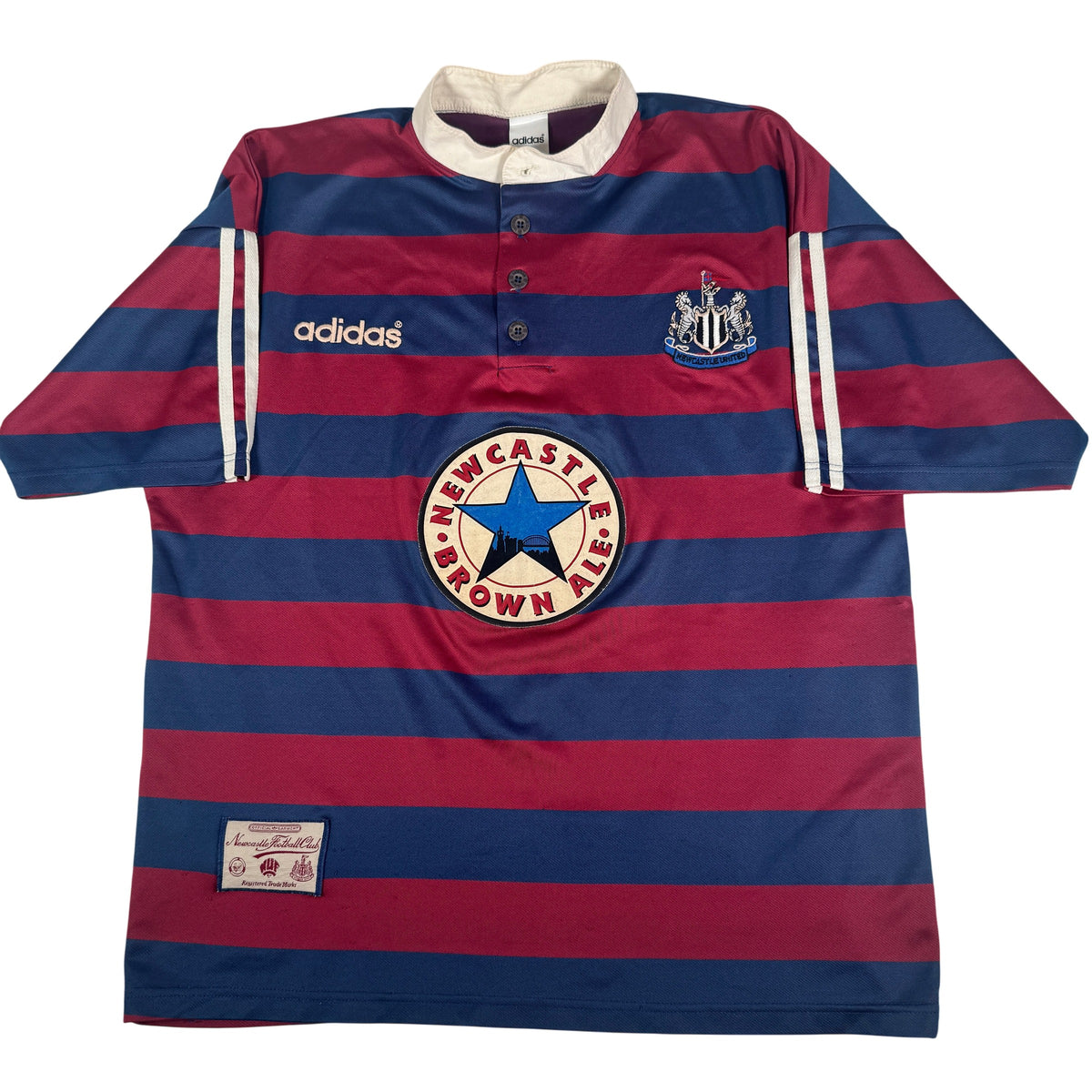 Newcastle United 1995/1996 Away Football Shirt Large