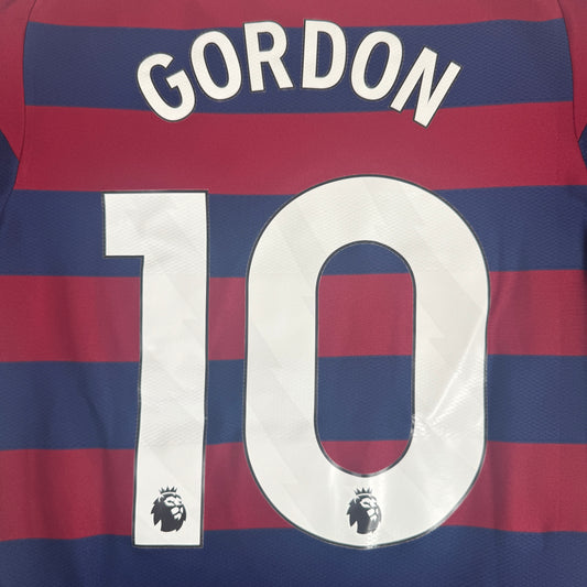 GORDON 10 Newcastle United 2024/2025 Away Football Shirt Medium – Football Shirt Kingdom