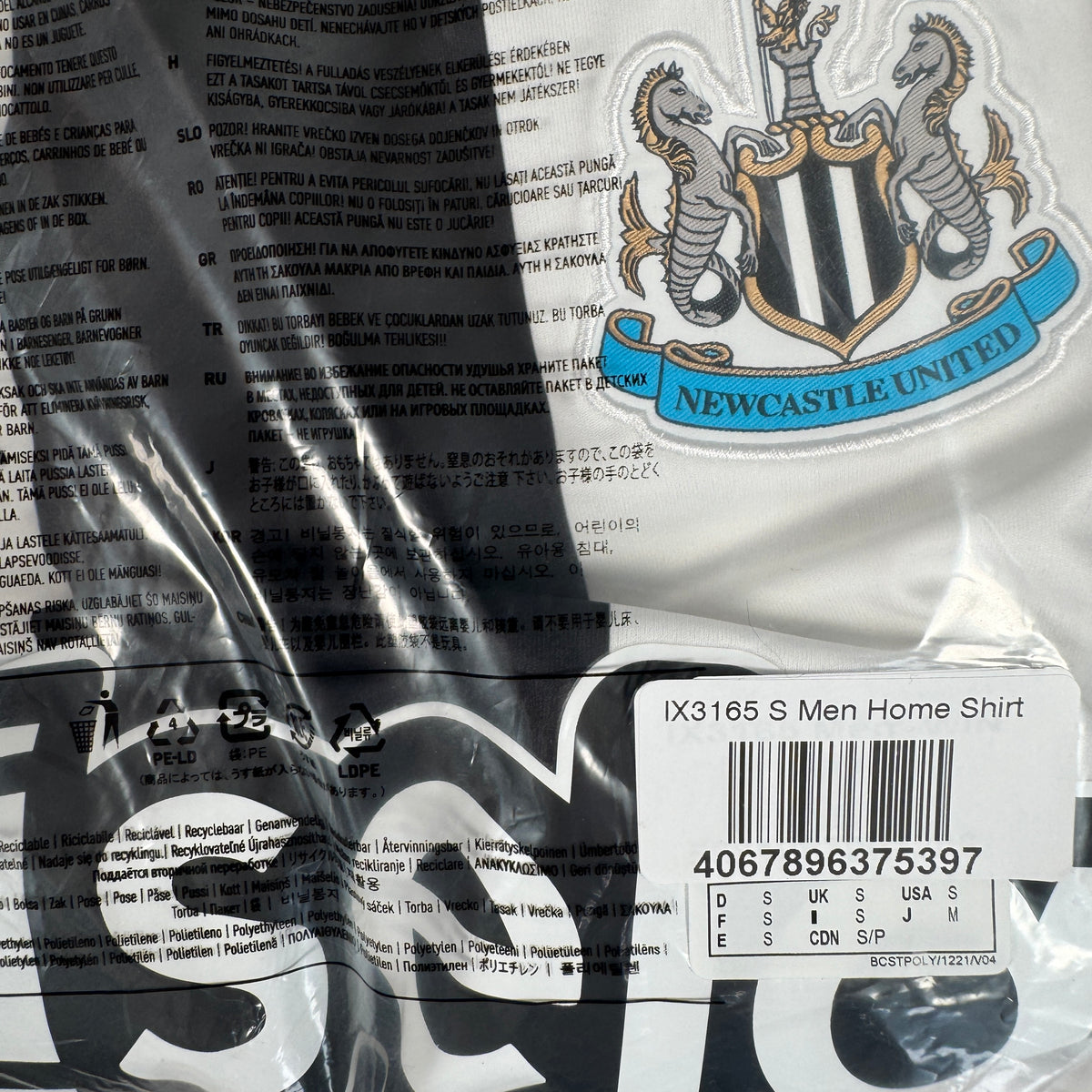 Newcastle United 2024/2025 Home Football Shirt Small BNWT BNIB – Football Shirt Kingdom